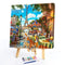 Paris Street Oil Paint By Numbers Kits Canvas DIY Picture Hand Painted Wall Art