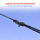 4pcs Camping Tent Rope Hooks Outdoor Hanger Wind Rope Buckle Tent Accessories