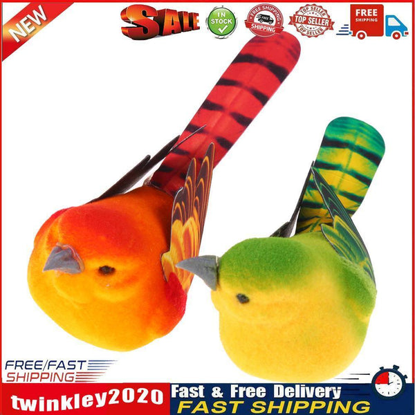 2pcs/Pack Cute Simulation Bird Flock Boutique Decor(Random Color Delivery) Newly