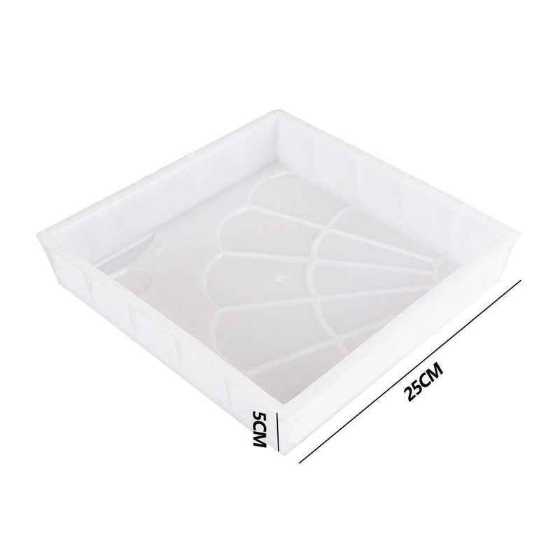 Garden Pavement Mold DIY Manually Propylene Paving Concrete Mould (Fan) Newly