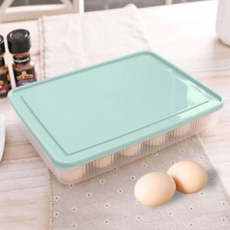 Household Egg Storage Box Refrigerator Dumplings Eggs Holder Storage Organizer
