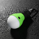 3LED Tent Hanging Lamp 3 Modes SOS Emergency Carabiner Bulb Light(Green)