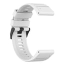Silicone Strap Adjustable Bracelet for Garmin Fenix 6X/Fenix 6X Pro (White)