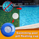 Floating Chemical Chlorine Dispenser Pump Tablets Water Purifier Swimming Pool