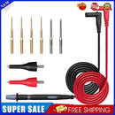 2pcs Digital Multimeter Cable Meter Tester 1000V 20A Needle Tip Probe Leads Pin