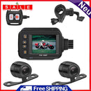SE30 Motorcycle Dash Cam Front + Rear Camera 2 Inch Display Motorbike DVR System