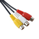 HDTV TV M/F AV Cord USB Male To 3-RCA Female Converter Cable Video Adapter