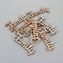 Script Alphabet Tree Crafts Wedding DIY Family Word Decorations Wooden Letters