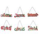 DIY Diamond Painting Merry Christmas Board Pendant Rhinestone Charm (DP009)