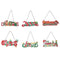DIY Diamond Painting Merry Christmas Board Pendant Rhinestone Charm (DP009)
