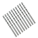 HSS Spiral Drill, 1.0-3.0mm, Straight Shank, 100-Piece