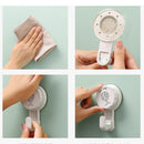 Vacuum Suction Cup Wall Hanging Hook Door Hangers Holder Rack (White) Newly