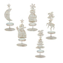 Decoration Christmas Candlestick Wrought Iron Noel Candle Holder Ornaments