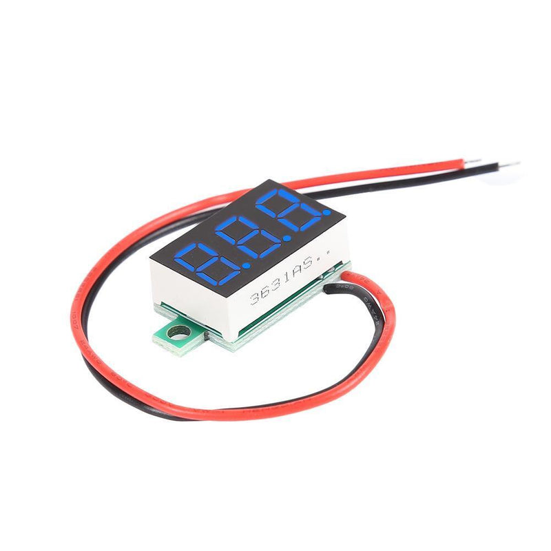 0.36 inch DC4-40V Digital Voltmeter Display Volt Meter Gauge Tester (Blue)