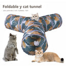 Cat Tunnel Tube 2/3/4 Way Foldable Cat Kitten Tunnel Training Interactive T