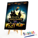 Halloween Pumpkin Oil Paint By Numbers Kit Frameless Picture 40x50cm (B1604)