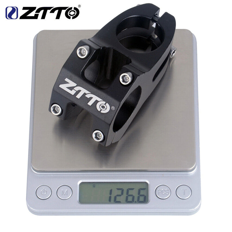 ZTTO Cycling Stem Bicycle Aluminium 31.8mm MTB Bike Handlebar Stem (Black) Newly