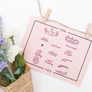 Birthday Wish Cutting Dies Card Silicone Clear Seal Stamp (H6282+ST0523A1) Newly