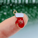 20Pcs Mixed Xmas Tree Hanging DIY Craft Christmas Charms Set Bracelet Pendant