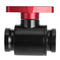 G1/4 Vent Valve Aluminum Handle Double Inner Teeth Valve Waterway K