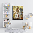 Canvas Painted Oil Paint By Numbers Goddess Forest Modern Bedroom Wall Arts