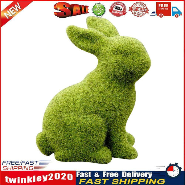 Handmade Artificial Turf Grass Bunny Easter Moss Rabbit (S Sitting Rabbit) Newly