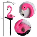 Solar Power LED Pink Bird Lawn Light Outdoor Garden Landscape Lamps (2pcs) Newly