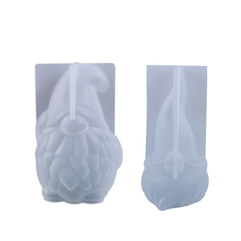 Xmas Gifts Casting Mould Christmas Molds Santa Claus Silicone Mold Clay Molds