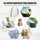 Quick Connect Kitchen Sink Hose Connector Brass Thread All-copper Adapter