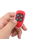 Remote Control 4 Keys Copy Cloning Duplicator for Garage Door (315M Red)