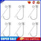 6pcs/lot Mushroom Jig Head Fishing Barbed Hooks Stainless Steel Hook (6.5g)