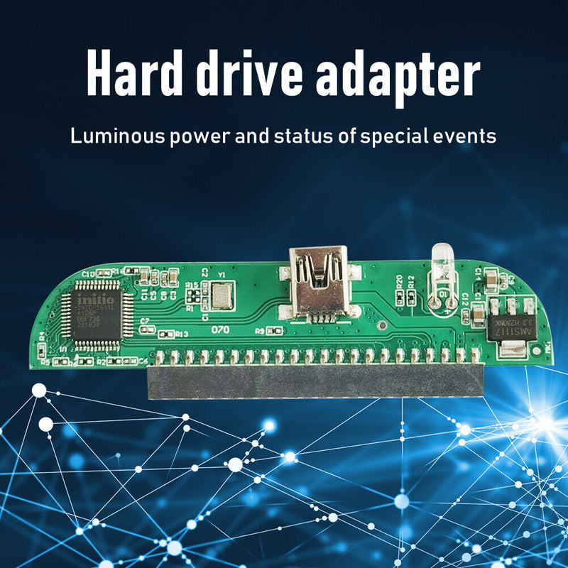 2.5 inch USB 2.0 to IDE Hard Disk HDD Converter Board Module with Data Cable