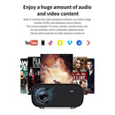 #A LCD Screen LED Portable Projector Media Player Bluetooth Cinema Movie Beamer