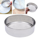 1Pcs Steel Flour Sifting Sifter Sieve Strainer Cak Kitchen F7Z4 Baking K0P9 C2I3