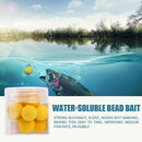 Foam Floating Ball Beads Feeder Fishing Bait Smell Lure (Yellow 14mm 10pcs)