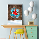 5D Drill Point Handicraft Cartoon Xmas Tree Rhinestone Art Diamond Painting