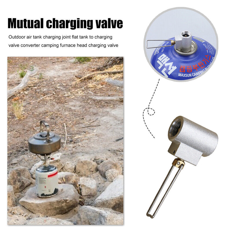 Outdoor Camping Gas Refill Adapter Gas Canister Connector Gas Stove Accesso