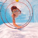 Diving Swim Rings Toys Swimming Pool Diving Circle Game (Splicing Orange)