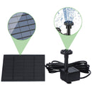 Solar Water Fountain Floating Pools Pond with Nozzle Waterfall Garden Lawn Decor