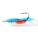 2pcs 6cm 3g Simulation Shrimp Lure Fishing Baits w/ Hook Crankbait (Blue) Newly
