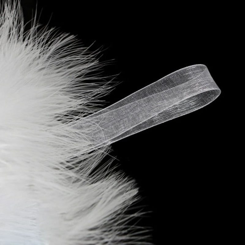 Decoration Star Xmas Ornament White Feather Pendant Christmas Tree Hanging