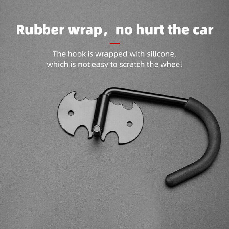 Bicycle Wall Mounted Rack Stand Holder Folding MTB Road Bike Hanging Hook Newly