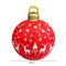 #A 60cm PVC Inflatable Christmas Ball Hanging Tree Ornament Balloon Pendant Deco
