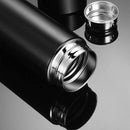 Digital Thermal Water Cup Touch Display Temperature Vacuum Flasks (Black)