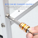 Stainless Steel Screwdriver Bits Holder Keychain Extension Drill Screw Adapter