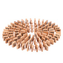 Wooden Montessori Educational Math Toys 1-100 Number Matching Table (A) Newly