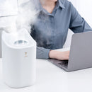 Large Capacity Home Air Humidifier Double Nozzle Fine Mist Sprayer (White)