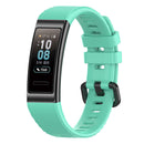 Silicone Watchband w/Buckle for Huawei Band 4 Pro TER-B29S (Lake Blue) Newly