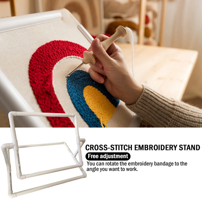 Cross stitch embroidery frame Handheld-table embroidery-cross stitch
