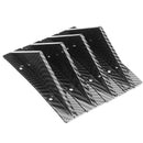 Car Carbon Look Shark Fins Spoiler Wing Lip Car Rear Bumper Diffuser Kit
